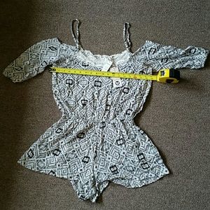 One piece romper shorts